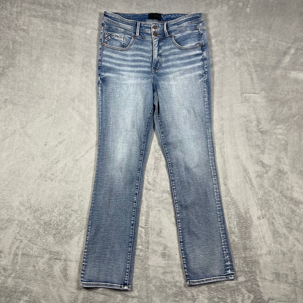 Buckle Black Jeans Mens 31(32)x32(30.5) Blue Straight Leg Medium Wash Denim